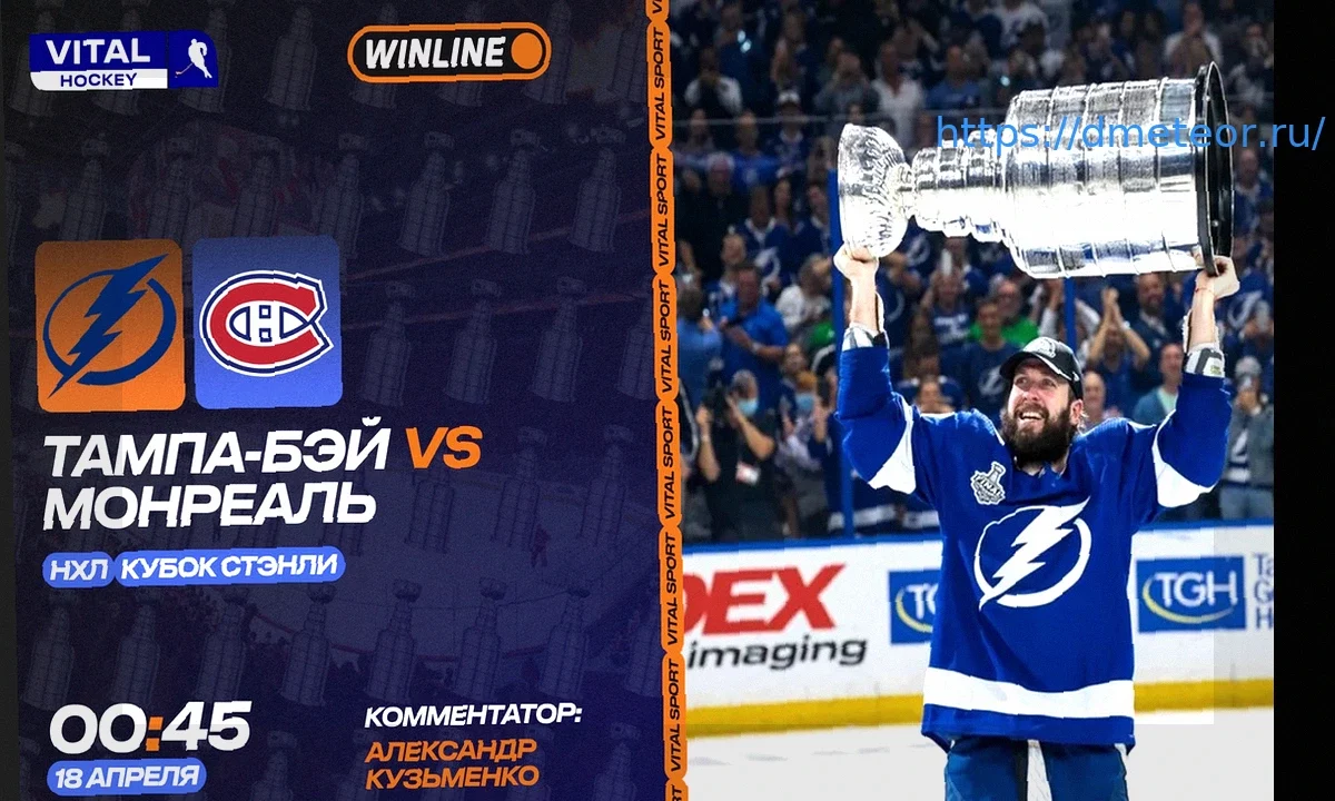 «Тампа-Бэй» против «Монреаля»: прямой эфир матча плей-офф НХЛ